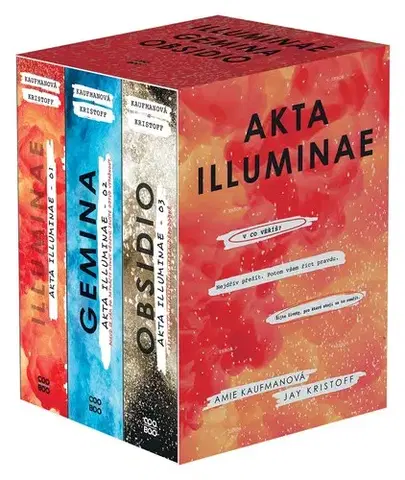 Sci-fi a fantasy Akta Illuminae - box - Amie Kaufmanová,Jay Kristoff