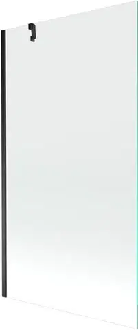 Sprchové dvere MEXEN/S - Next vaňová zástena FIX 100 x 150, transparent, čierna 895-100-000-00-00-70