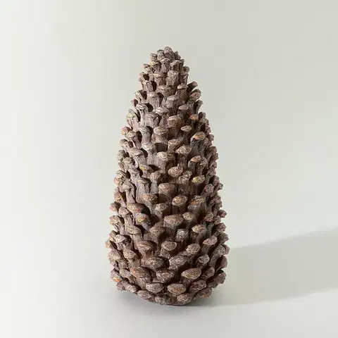 Vianočné dekorácie Veľká figúrka šišky 14x14x28 cm
