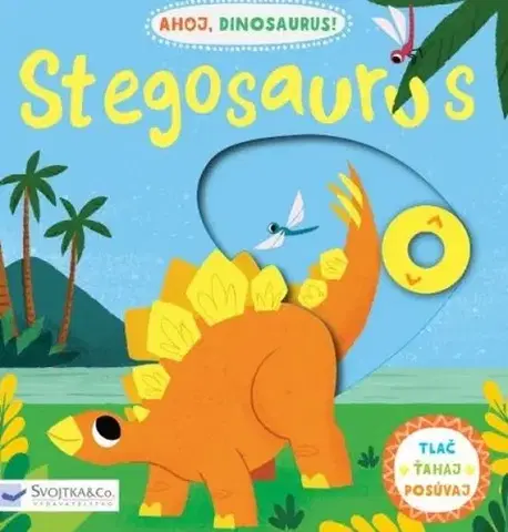 Leporelá, krabičky, puzzle knihy Stegosaurus - Ahoj, dinosaurus! - David Partington