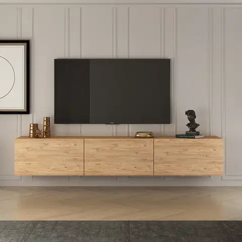 TV stolíky JYNX závesný TV stolík, borovica Atlantic