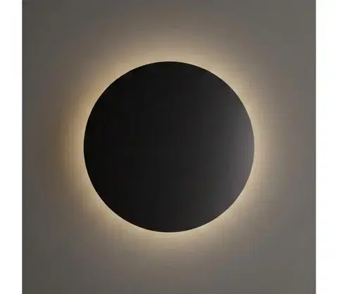 LED osvetlenie Ideal Lux - LED vonkajšie nástenné svietidlo PUNTO LED/16W/230V CRI priemer 30 cm IP54 čierne 328577