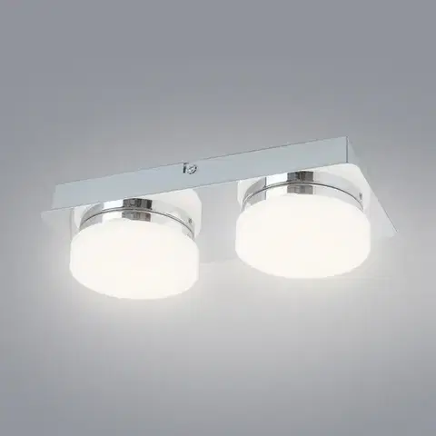Lampy do obývačky Stropné svietidlo Hilary LED 5662 chróm/biela LS3