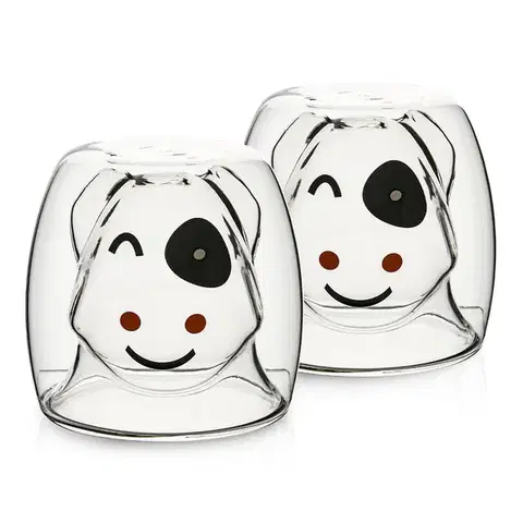 Hrnčeky a šálky 4Home Termo pohár Hot&Cool Happy Cow 210 ml, 2 ks