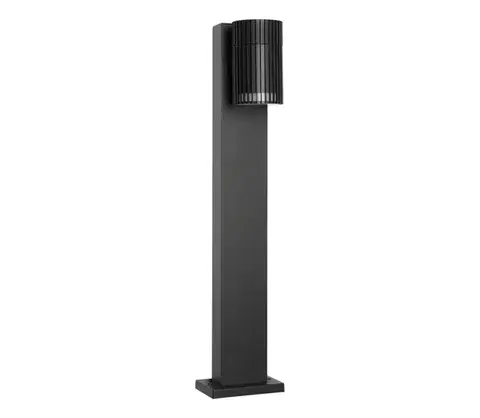 Záhradné lampy  Vonkajšia lampa LANTHEA 1xGU10/11W/230V IP44 50 cm čierna LM-LO-1.3/50