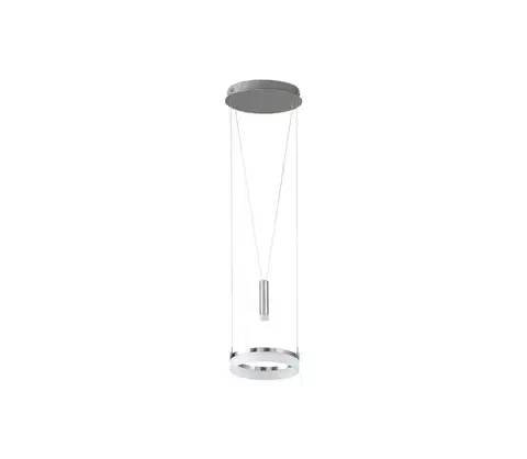 Svietidlá Wofi 6263.02.54.6250 -LED Stmievateľný luster na lanku JETTE LED/10W/230V + LED/1W 6263.02.54.6250