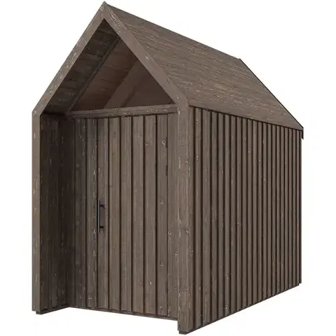 Drevené domčeky na záhradu Záhradný domček Swedish Barn 1622 hnedá V4