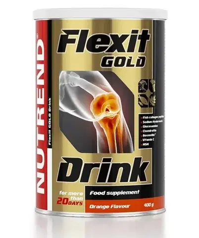 Komplexné kĺbové výživy Flexit Gold Drink dóza - Nutrend  400 g Orange