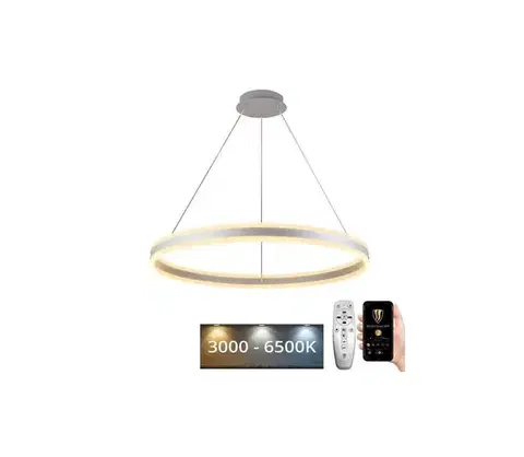 Svietidlá  LED Stmievateľný luster na lanku LED/110W/230V 3000-6500K + diaľkové ovládanie J4316/S