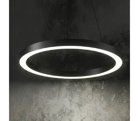 Svietidlá Ideal Lux - LED Luster na lanku ORACLE LED/35W/230V 3000K pr. 70 cm CRI 90 čierna 222110