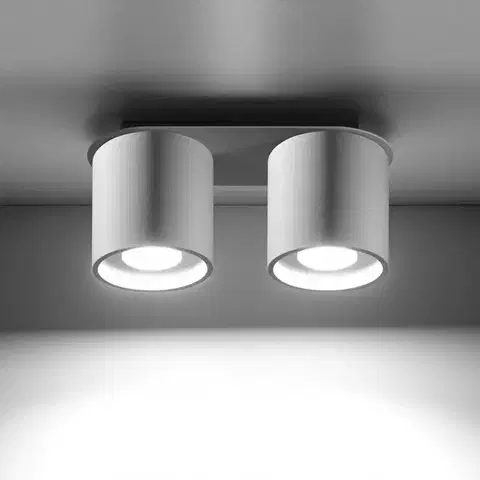Vnútorné osvetlenie Stropná Lampa Orlando 2 WHITE A-056