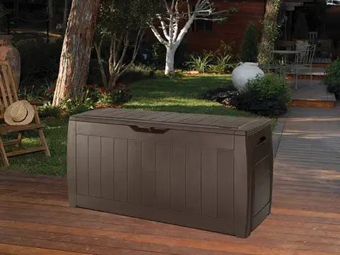 Záhradné úložné boxy Záhradný úložný box HOLLYWOOD 270L Keter