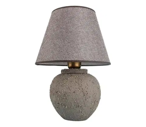 Lampy  Stolná lampa RAMZES 1xE27/40W/230V hnedá 687HMY2401