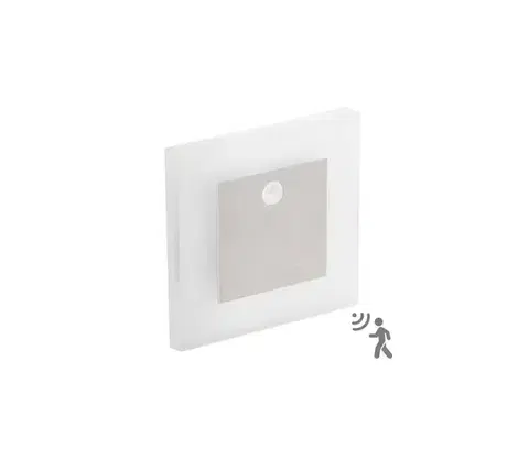 LED osvetlenie  27370 - LED schodiskové svietidlo APUS so senzorom LED/0,8W/12V 3000K 27370