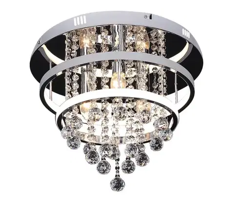 Svietidlá Rabalux 2237 - Krištáľový prisadený luster PALLAS LED/32W/230V + 3xE14/40W 2237