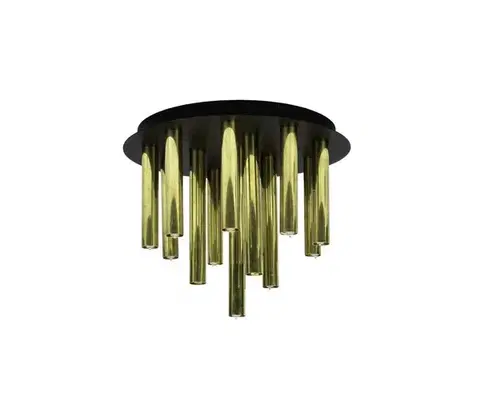 Svietidlá Markslöjd 108504 - Stropné svietidlo GOCCE 13xG9/10W/230V zlatá/čierna 108504