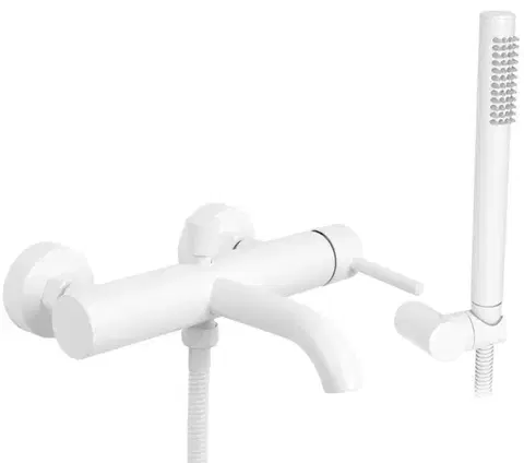 Kúpeľňové batérie REA - Vaňová batéria 150mm Lungo biela REA-B8030