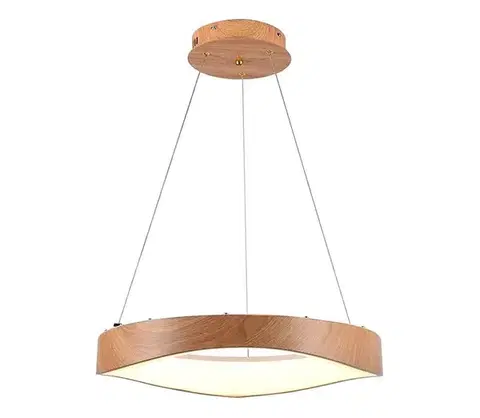 Svietidlá  LED Luster na lanku LED/25W/230V 3000K ø 50 cm hnedá 23364