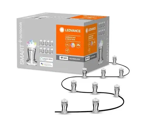 LED osvetlenie Ledvance - LED RGB Vonkajšia predlžovacia sada SMART+ 9xLED/2,5W/230V IP65 Wi-Fi 4058075478534