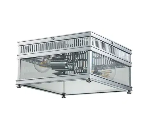 Záhradné lampy Elstead HOLBORN-F-PC - Vonkajšie svietidlo HOLBORN 2xE27/60W/230V IP44 lesklý chróm HOLBORN-F-PC