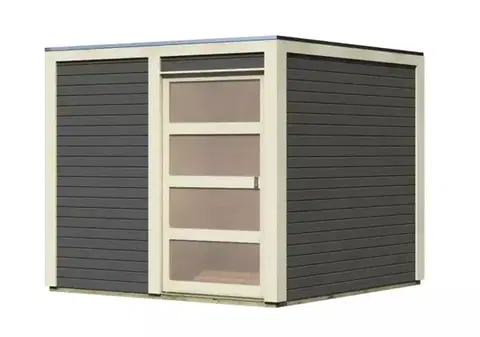 Drevené Drevený záhradný domček QUBIC 1 Lanitplast