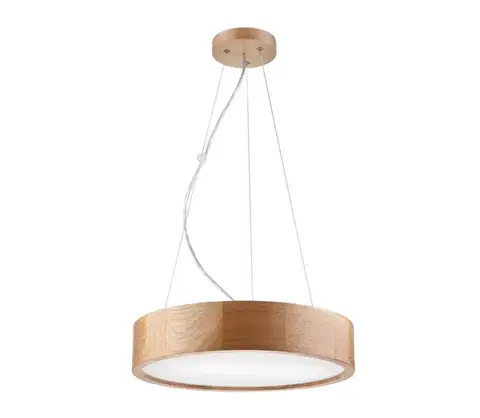 Svietidlá  Luster na lanku OAK 2xE27/60W/230V dub ø 37 cm LD-PD- 6.2/z dąb