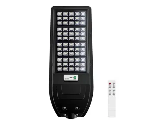 LED osvetlenie  LED Solárna pouličná lampa VIA 150W/15000 mAh 3,2V 6000K IP65 + diaľkové ovládanie EKO9095