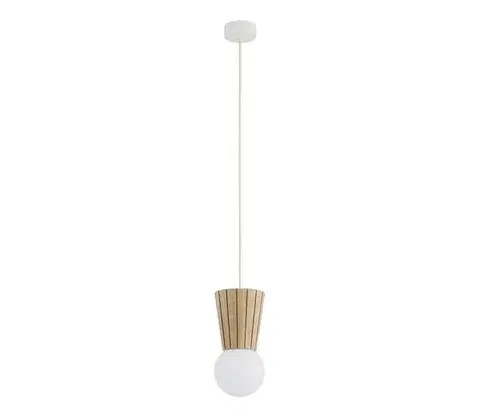 Svietidlá Argon 8951 - Kúpeľňový závesný luster na lanku VOLANTE 1xG9/6W/230V IP44 béžová 8951