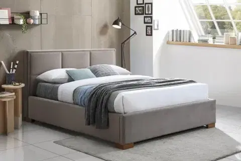 Postele Posteľ s úložným priestorom MAISON VELVET 160 Signal
