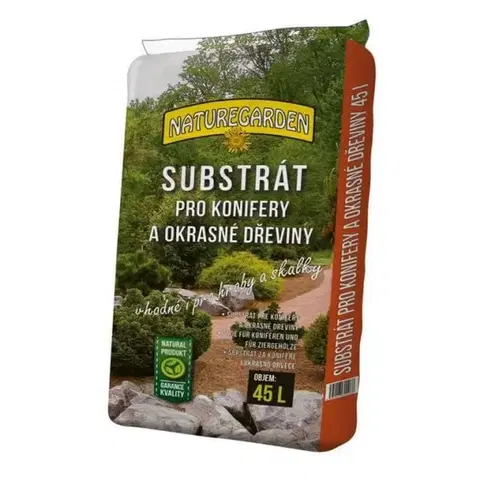 Grily Kinekus Substrát pre okrasné dreviny a hroby, 45l, NATURE GARDEN