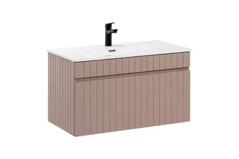 Skrinky s umývadlom ArtCom Kúpeľňová skrinka s umývadlom ICONIC Rose U80/1 | 80 cm