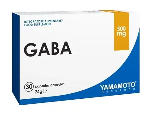 GABA Gaba (podporuje rast čistej svalovej hmoty) - Yamamoto 30 kaps.
