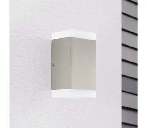 Svietidlá Eglo 75545 - LED Vonkajšie nástenné svietidlo CARPINERA 2xGU10/4,6W/230V IP44 75545