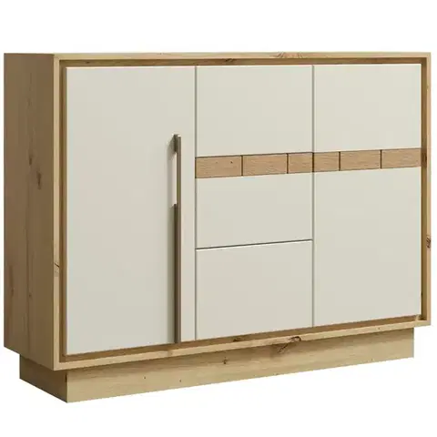 Komody do spálne Komoda  Keks K12 2D 3S cashmere