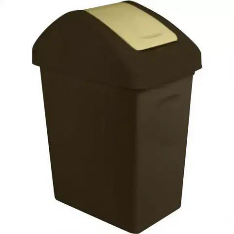 Plastové koše Odpadkový kôš 10L 1310 hnedý