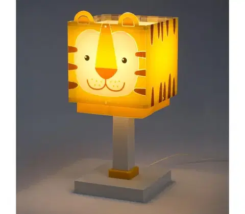 Lampy Dalber 64561N - LED detská lampička LITTLE TIGGER 1xG4/4W/230V oranžová 64561N