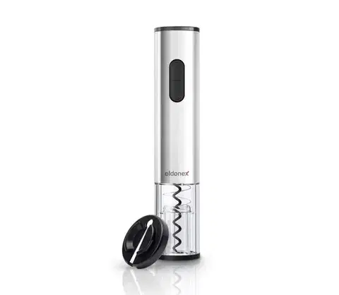 Predlžovacie káble ELDONEX EWO-2200-SL - Elektrický otvárač na víno 4xAA matný chróm EWO-2200-SL