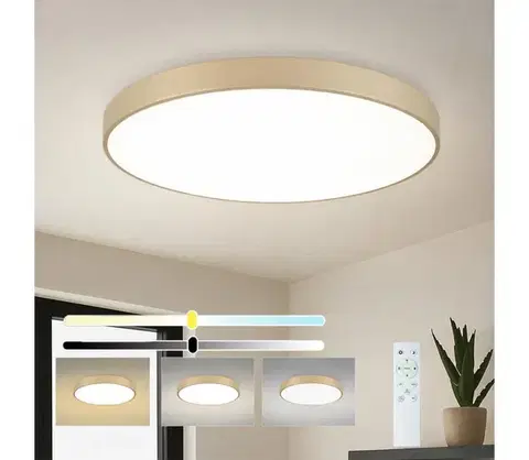 Svietidlá BRILAGI - LED stmievateľné svietidlo POOL SMART LED/100W/230V 80 cm béžové Wi-Fi Tuya + diaľkové ovládanie BRI564