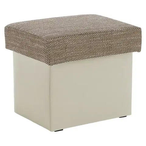 Taburetky NABBI T2 taburetka cappuccino / béžová