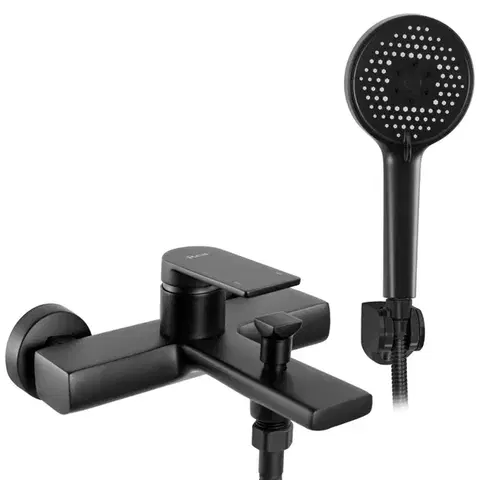 Kúpeľňové batérie REA - Vaňová batéria VERSO Black REA-B7903