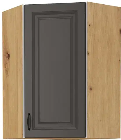 Kuchynské skrinky STELLA 58X58 GN-90 horná skrinka, šedá/dub Artisan