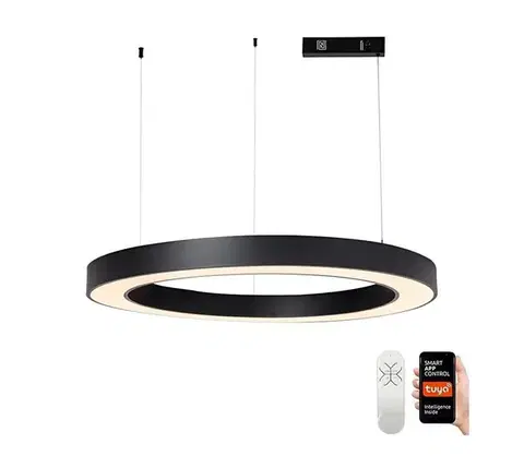 Svietidlá  NEO 07211L - LED Stmievateľný luster na lanku PASTEL 68W/230V Tuya čierna +DO 07211L