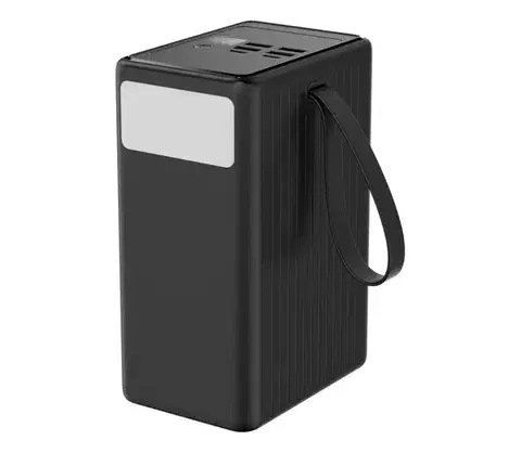 Predlžovacie káble  Powerbanka 80000 mAh 20W PD 4xUSB-A + 2xUSB-C s integrovanou LED baterkou a USB-C káblom 1m PMPB8020