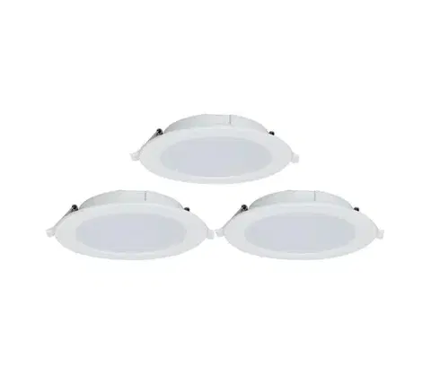 Svietidlá  B.V. -SADA 3x LED Stm. podhľ. svietidlo MESH 15W/230V 2700K-6500K pr.17cm S10304R7L
