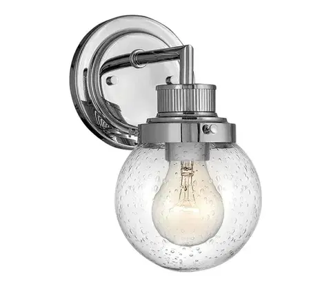 Svietidlá Elstead Quintiesse QN-POPPY1-PC-BATH-Kúpeľňové nástenné svietidlo POPPY 1xE27/60W/230V IP44 lesklý chróm QN-POPPY1-PC-BATH