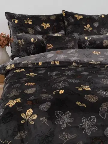 Obliečky MKLozkoviny.sk Obliečky mikroplyš Exclusive – Jesenná elegancia - 140 × 200 cm - 70 x 90 cm