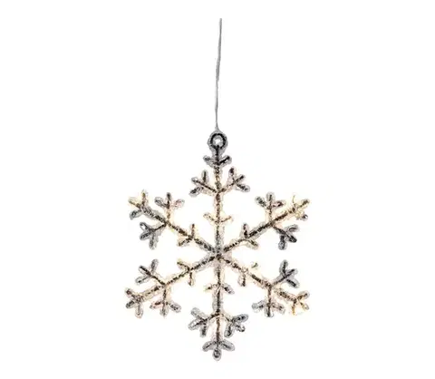 Vianočné dekorácie Eglo 410791 - LED Vianočná dekorácia ICY 16xLED/0,064W/3xAA 410791