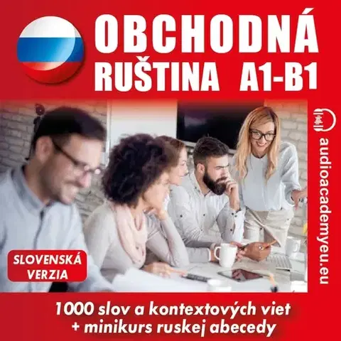 Jazykové učebnice - ostatné Audioacademyeu Obchodná ruština A1-B1