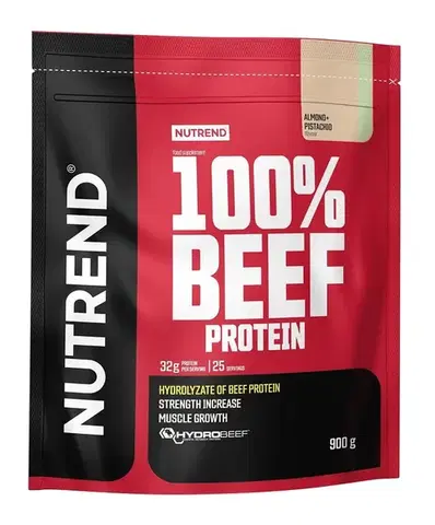 Hovädzie proteíny 100% Beef Protein - Nutrend 900 g Mandľa+Pistácia 