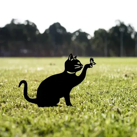 Bytové doplnky a dekorácie Záhradná dekorácia Cat 03